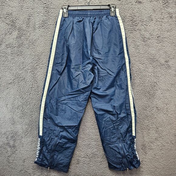 Le Coq Sportif Track Pants Mens Medium Blue Warm Up‎ Windbreaker Pant Ankle Zip - Picture 7 of 11